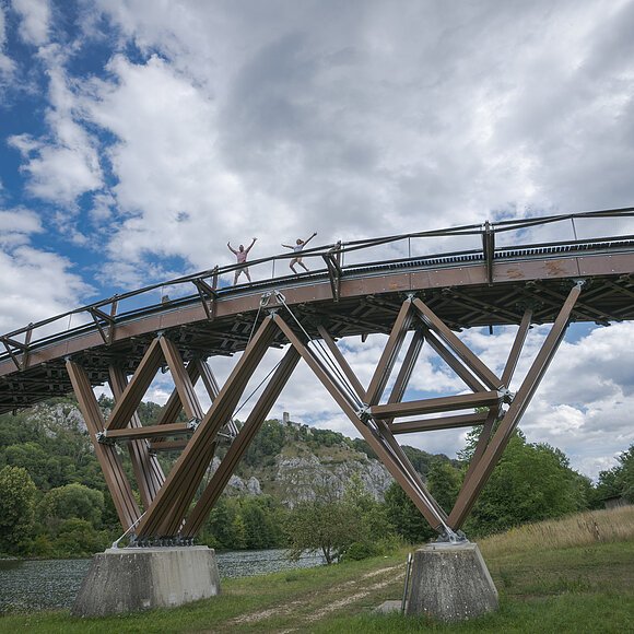 Tatzelwurm bei Essing