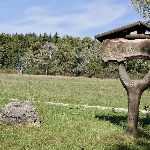 Beginn des Waldlehrpfads