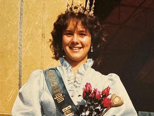 Volksfestkönigin 1986 Angelika Metz