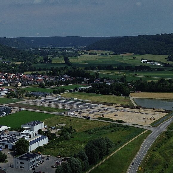 Neuer Festplatz Bauphase Juli 2024